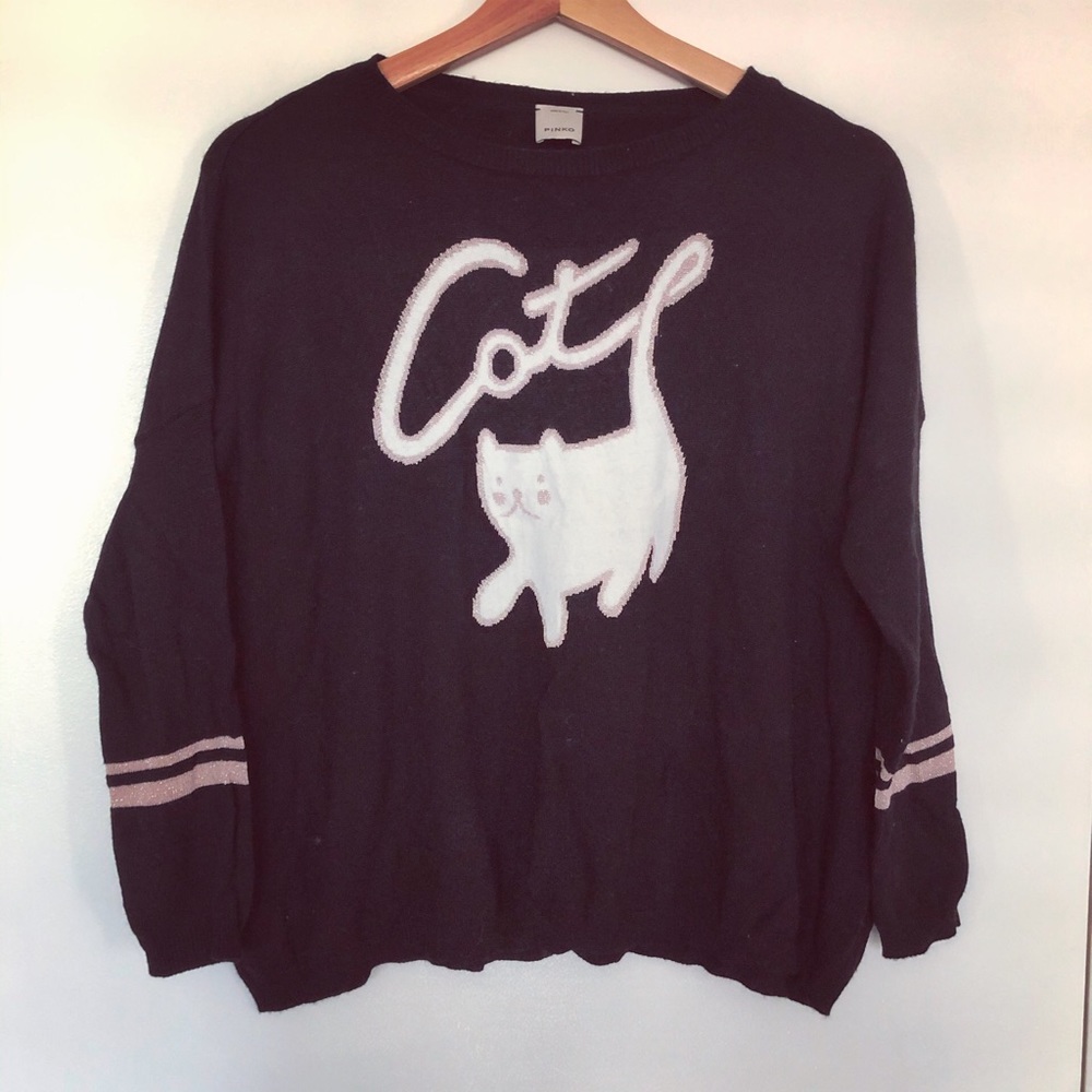 Pinko kitten knitware